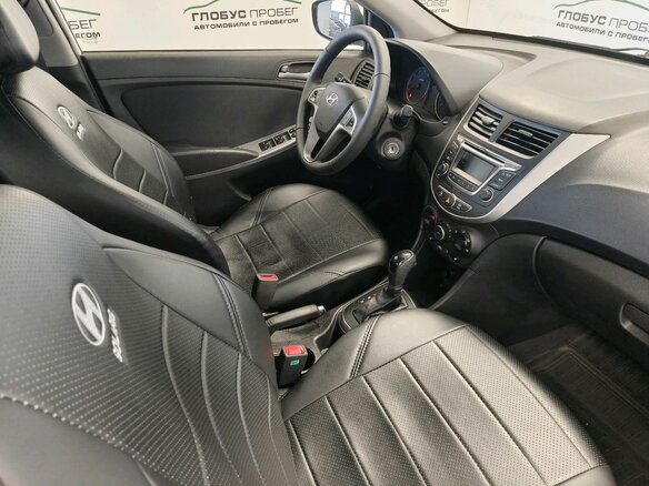 2014 Hyundai Solaris I Рестайлинг, белый - вид 9