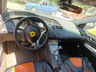 2008 Honda Civic VIII, оранжевый, 520000 рублей, вид 4