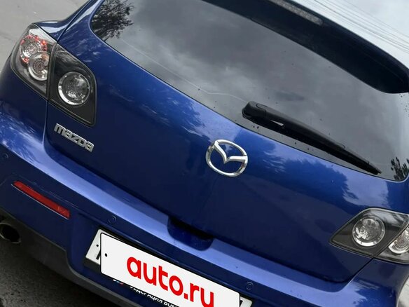 2007 Mazda 3 I (BK) Рестайлинг, синий, 525000 рублей - вид 5