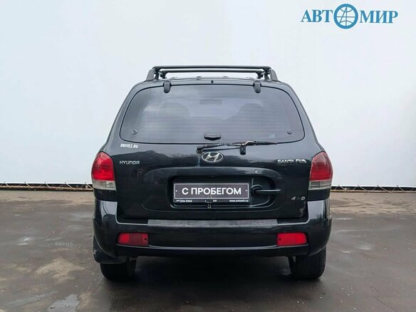 2008 Hyundai Santa Fe Classic Classic, чёрный, 649000 рублей - вид 5