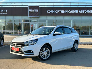 2018 Lada (ВАЗ) Vesta SW I, белый, 1045000 рублей, вид 1