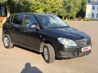 2013 Skoda Fabia II Рестайлинг, чёрный, 299000 рублей, вид 2