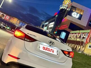 2014 Hyundai Elantra V (MD), белый, 1250000 рублей, вид 3