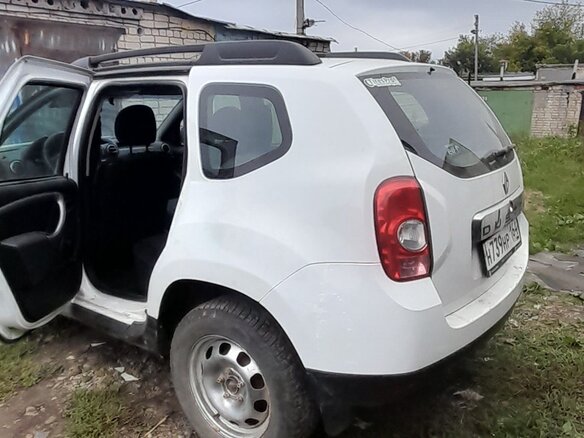 2014 Renault Duster I, белый - вид 1