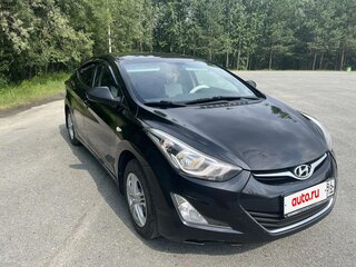 2015 Hyundai Elantra V (MD) Рестайлинг, чёрный, 1200000 рублей, вид 1