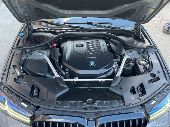 2021 BMW 5 серии 540i xDrive VII (G30/G31/G38) Рестайлинг, серый - вид 18