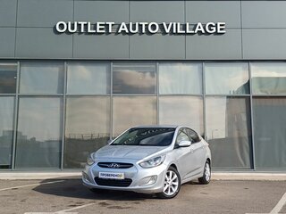 2011 Hyundai Solaris I, серебристый, 535000 рублей, вид 1