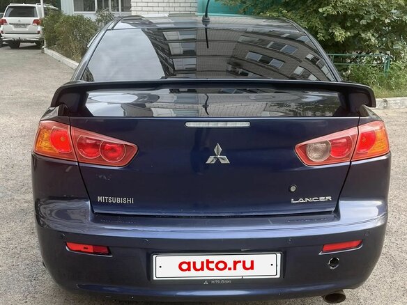 2008 Mitsubishi Lancer X, синий, 750000 рублей - вид 13