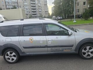 2017 Lada (ВАЗ) Largus Cross I, серебристый, 600000 рублей, вид 3