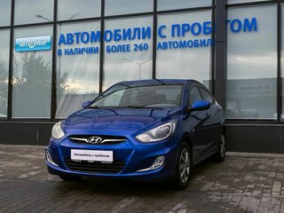 2011 Hyundai Solaris I, синий, 615000 рублей, вид 1