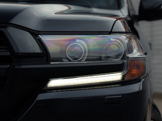 2019 Toyota Land Cruiser 200 Series Рестайлинг 2, чёрный, 7490000 рублей, вид 5