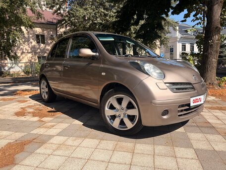 2005 Nissan Micra III (K12), бежевый, 475000 рублей, вид 1