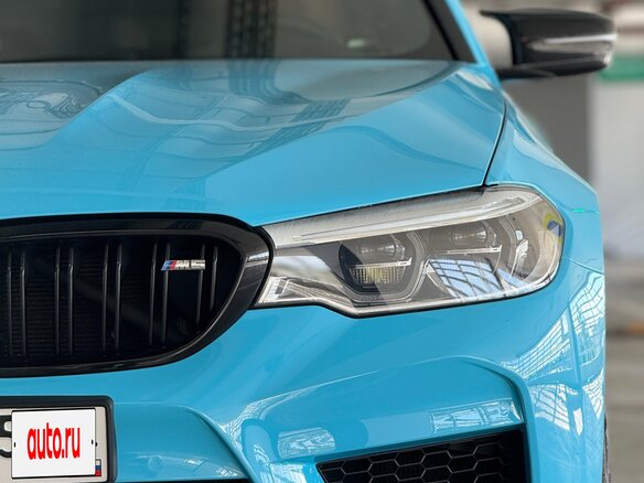 2019 BMW M5 Competition VI (F90), голубой, 9700000 рублей - вид 13