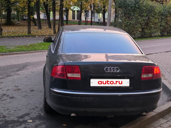 2008 Audi A8 Long II (D3) Рестайлинг 2, чёрный, 850000 рублей - вид 6