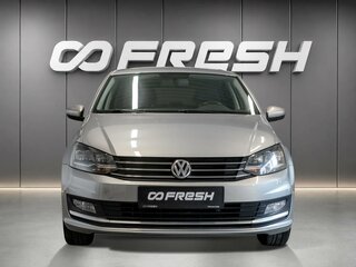 2018 Volkswagen Polo V Рестайлинг, серебристый, 1570000 рублей, вид 3