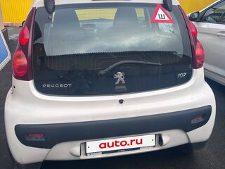 2012 Peugeot 107 I Рестайлинг 2, белый, 590000 рублей, вид 4