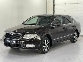 2012 Skoda Superb II, коричневый, 899000 рублей, вид 3