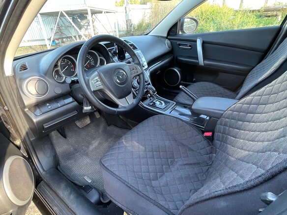 2008 Mazda 6 II (GH), чёрный, 870000 рублей - вид 8