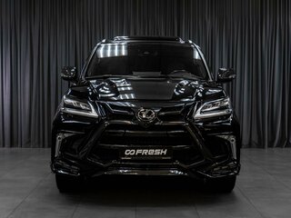 2019 Lexus LX 570 III Рестайлинг 2, чёрный, 10600000 рублей, вид 3