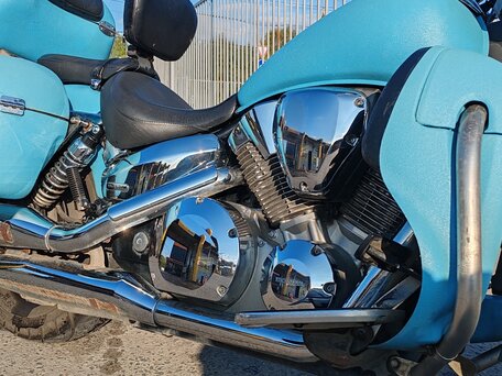 2007 Honda VTX 1300, голубой, 540000 рублей, вид 4