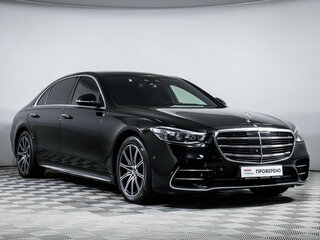 2021 Mercedes-Benz S-Класс 450 4MATIC VII (W223), чёрный, 6890000 рублей, вид 3