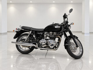 2007 Triumph Bonneville T100, чёрный, 401673 рублей, вид 5