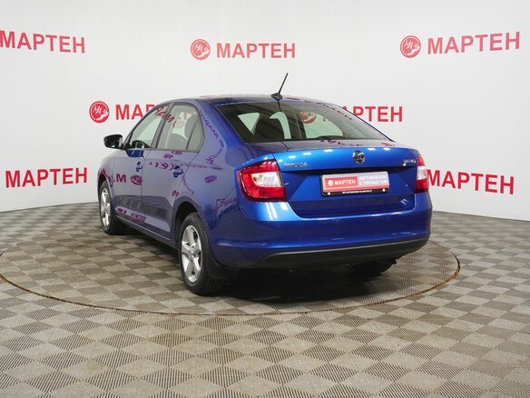 2017 Skoda Rapid I Рестайлинг, синий, 1318000 рублей - вид 7