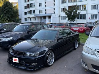 1998 Toyota Chaser VI (X100), чёрный, 1300000 рублей, вид 1