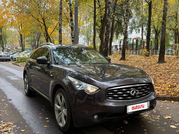2009 Infiniti FX35 II (S51), коричневый, 1450000 рублей - вид 1
