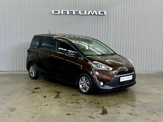 2016 Toyota Sienta II, коричневый, 1237000 рублей, вид 3