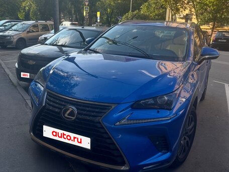 2019 Lexus NX 200 I Рестайлинг, синий, 3690000 рублей, вид 4