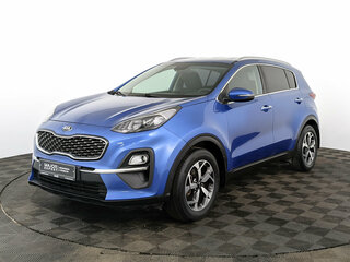 2020 Kia Sportage IV Рестайлинг, синий, 2100000 рублей, вид 1