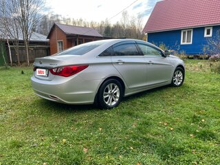 2011 Hyundai Sonata VI (YF), серебристый, 840000 рублей, вид 4