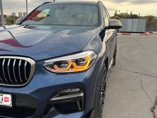 2020 BMW X3 M40i III (G01), синий, 5200000 рублей, вид 4