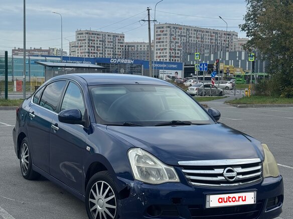 2014 Nissan Almera III (G15), синий - вид 1
