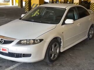 2005 Mazda 6 I (GG), белый, 385000 рублей, вид 1
