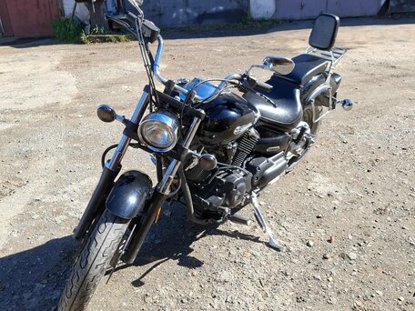 2009 Yamaha XVS1100, чёрный, 570000 рублей, вид 4