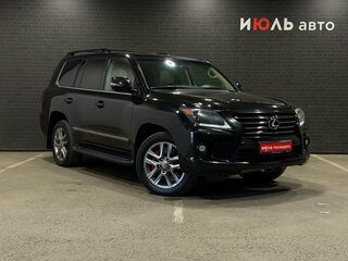 2014 Lexus LX 570 III Рестайлинг, чёрный, 4190000 рублей, вид 3