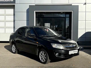 2013 Lada (ВАЗ) Granta I, чёрный, 259000 рублей, вид 3