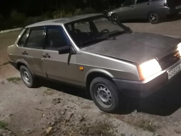 1997 Lada (ВАЗ) 21099, серый, 65000 рублей - вид 3