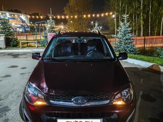 2014 Lada (ВАЗ) Kalina II, пурпурный, 450000 рублей, вид 2