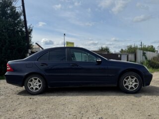 2001 Mercedes-Benz C-Класс 180 II (W203), синий, 390000 рублей, вид 3