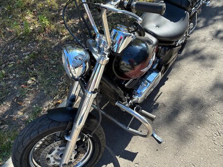 1997 Kawasaki VN800 Vulcan, чёрный, 350000 рублей, вид 2