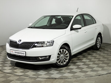 2019 Skoda Rapid I Рестайлинг, белый, 1499700 рублей, вид 1