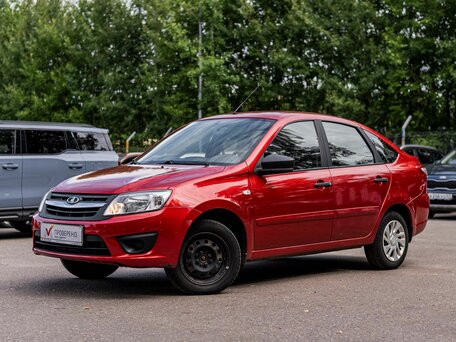 2017 Lada (ВАЗ) Granta I, красный, 489000 рублей, вид 1