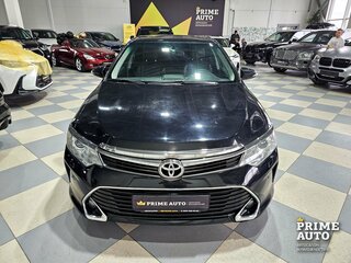 2014 Toyota Camry VII (XV50) Рестайлинг, чёрный, 1599000 рублей, вид 2
