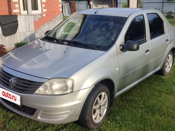 2014 Renault Logan I Рестайлинг, серый, 430000 рублей