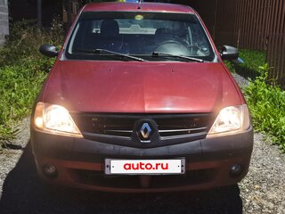 2008 Renault Logan I, красный, 320000 рублей, вид 1