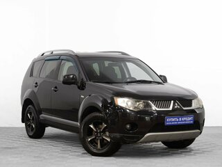 2008 Mitsubishi Outlander II, чёрный, 949000 рублей, вид 2