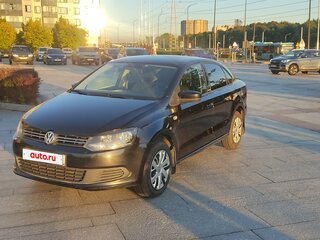 2012 Volkswagen Polo V, чёрный, 599000 рублей, вид 1